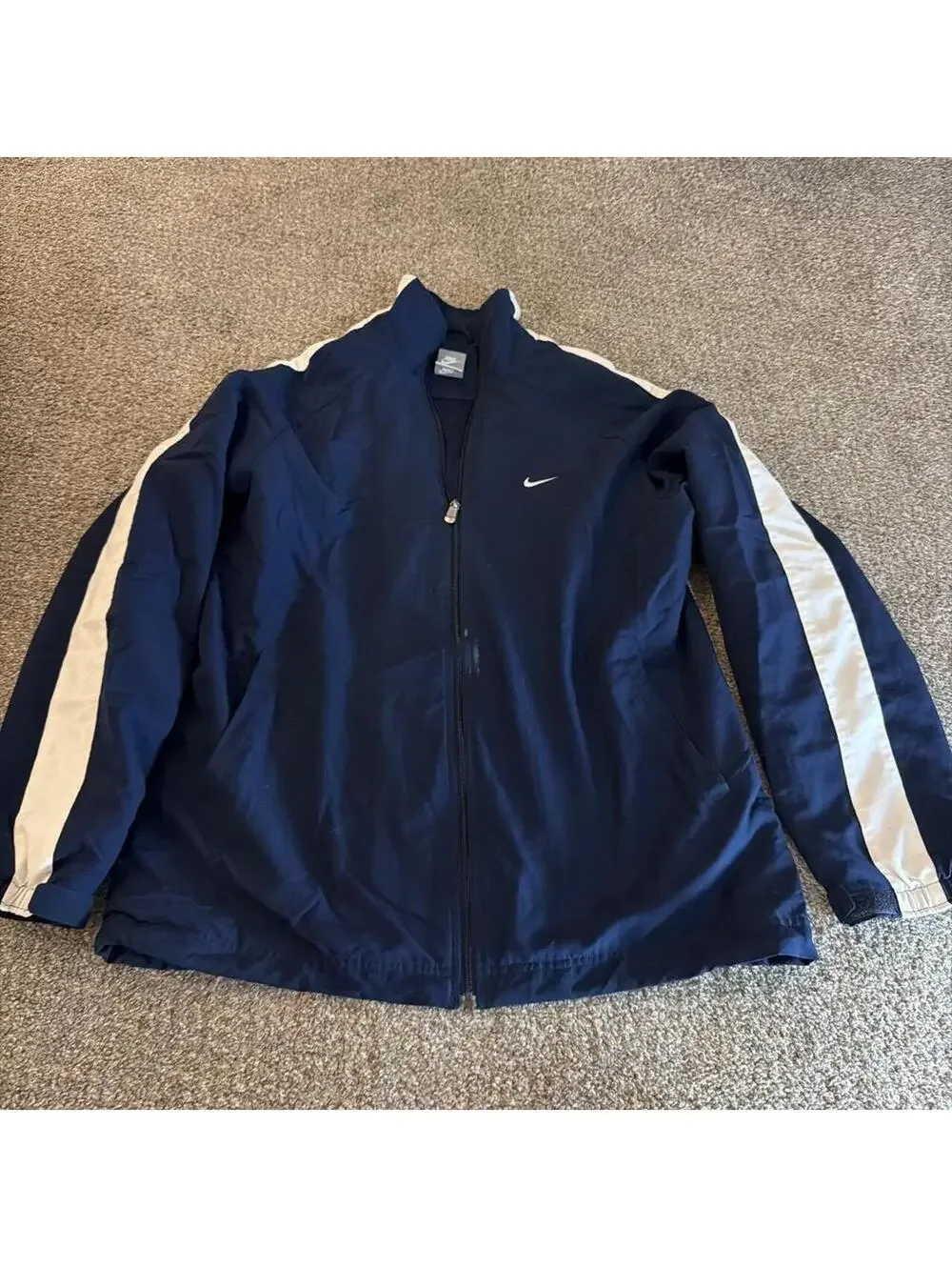 Nike Men's Navy and Blue Jacket